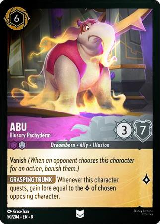 Abu - Illusory Pachyderm - 50/204 - Uncommon Cold Foil
