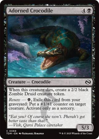 Adorned Crocodile - 0069