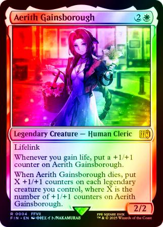 Aerith Gainsborough - 0004 - Foil