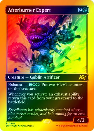 Afterburner Expert (First-Place Foil) - 0464 - Foil