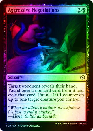 Aggressive Negotiations - 0070 - Foil
