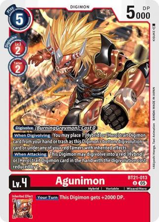 Agunimon - BT21-013 U - Uncommon
