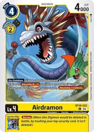 Airdramon - BT19-032 C - Common