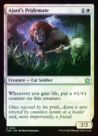 Ajani's Pridemate - 0135 - Foil