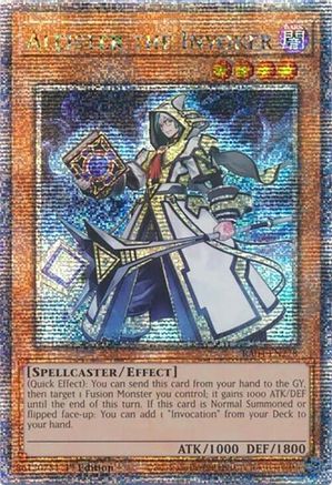 Aleister the Invoker (Quarter Century Secret Rare) (RA04-EN278) - Quarter Century Stampede Quarter Century Secret Rare 1st Edition
