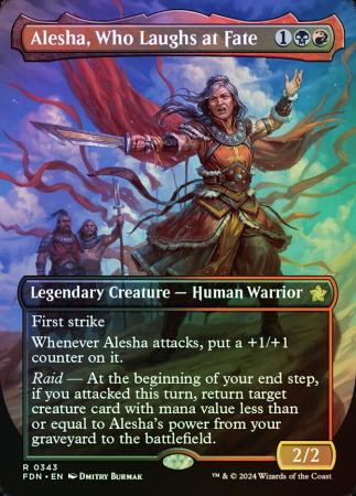 Alesha, Who Laughs at Fate (Borderless) - 0343 - Foil