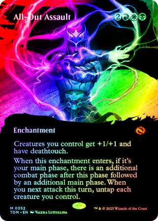 All-Out Assault (Borderless) - 0352 - Foil