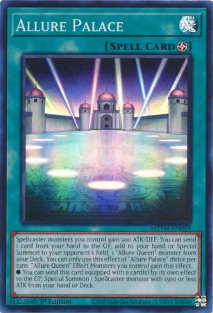 Allure Palace (MZTM-EN059) - Maze of the Master Super Rare 1st Edition