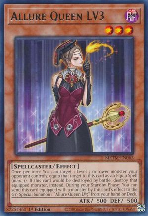 Allure Queen LV3 (MZTM-EN063) - Maze of the Master Rare 1st Edition