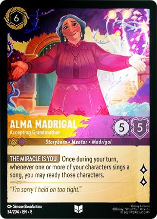Alma Madrigal - Accepting Grandmother - 034/204 - Uncommon Cold Foil