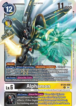 Alphamon - BT20-056 R - Rare