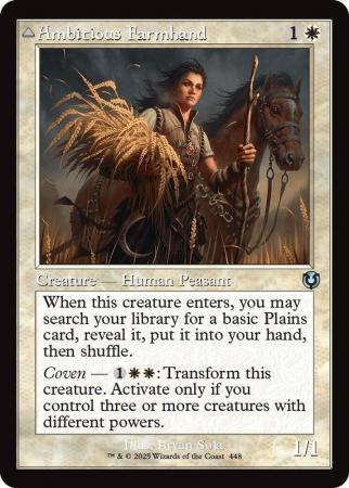 Ambitious Farmhand (Retro Frame) - 0448