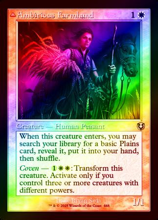 Ambitious Farmhand (Retro Frame) - 0448 - Foil