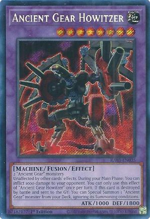 Ancient Gear Howitzer (Secret Rare) (RA03-EN035) - Quarter Century Bonanza Secret Rare 1st Edition