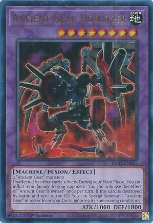 Ancient Gear Howitzer (UR) (RA03-EN035) - Quarter Century Bonanza Ultra Rare 1st Edition