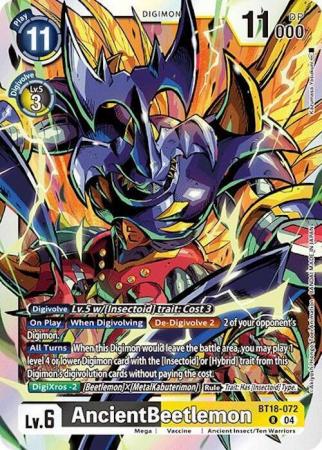 AncientBeetlemon - BT18-072 R - Rare