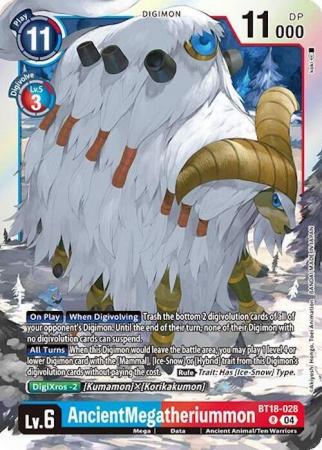 AncientMegatheriummon - BT18-028 R - Rare