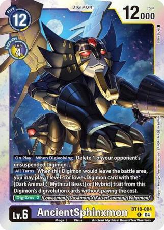 AncientSphinxmon - BT18-084 R - Rare
