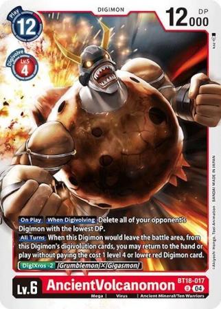 AncientVolcanomon - BT18-017 U - Uncommon