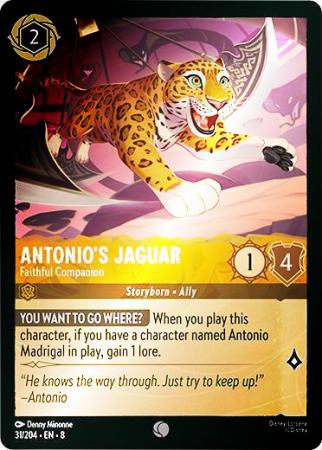 Antonio's Jaguar - Faithful Companion - 031/204 - Common Cold Foil