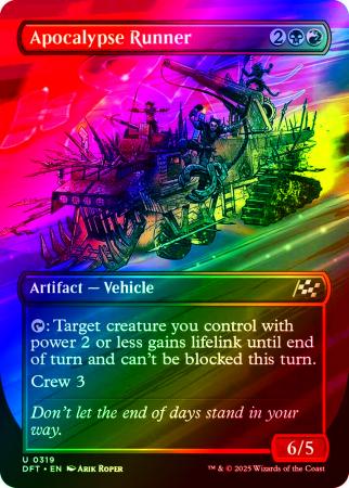 Apocalypse Runner (Borderless) - 0319 - Foil