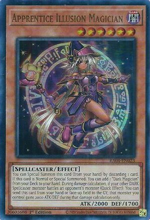 Apprentice Illusion Magician (UR) (RA04-EN023) - Quarter Century Stampede Ultra Rare 1st Edition