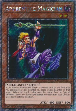 Apprentice Magician (Platinum Secret Rare) (RA03-EN124) - Quarter Century Bonanza Platinum Secret Rare 1st Edition