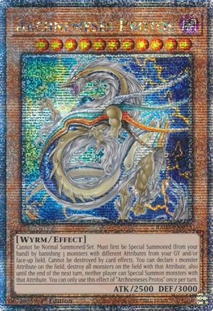Archnemeses Protos (Quarter Century Secret Rare) (RA03-EN023) - Quarter Century Bonanza Quarter Century Secret Rare 1st Edition