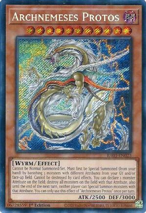 Archnemeses Protos (Secret Rare) (RA03-EN023) - Quarter Century Bonanza Secret Rare 1st Edition