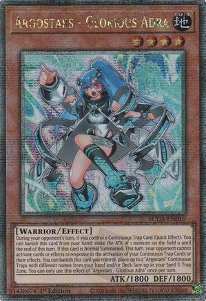 Argostars - Glorious Adra (Quarter Century Secret Rare) (SUDA-EN010) - Supreme Darkness Quarter Century Secret Rare 1st Edition
