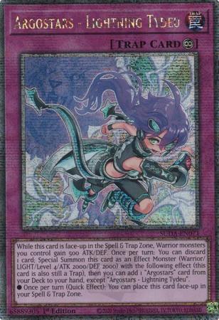Argostars - Lightning Tydeu (Quarter Century Secret Rare) (SUDA-EN071) - Supreme Darkness Quarter Century Secret Rare 1st Edition