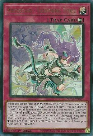 Argostars - Lightning Tydeu (SUDA-EN071) - Supreme Darkness Ultra Rare 1st Edition