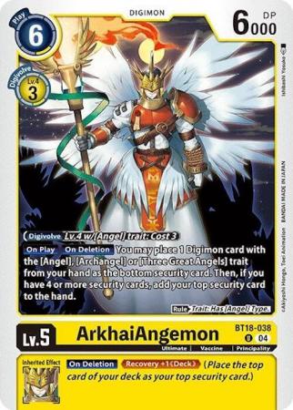 ArkhaiAngemon - BT18-038 U - Uncommon