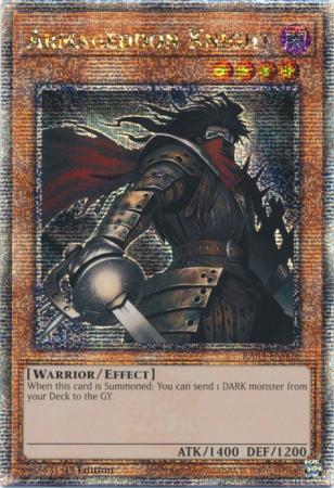 Armageddon Knight (Quarter Century Secret Rare) (RA03-EN002) - Quarter Century Bonanza Quarter Century Secret Rare 1st Edition
