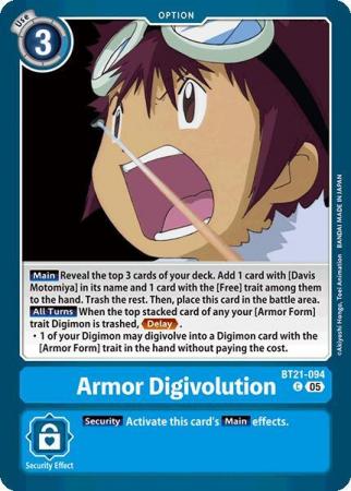 Armor Digivolution - BT21-094 C - Common