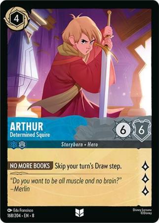 Arthur - Determined Squire - 168/204 - Uncommon