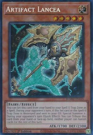 Artifact Lancea (BLMM-EN125) - Battles of Legend: Monster Mayhem Secret Rare 1st Edition