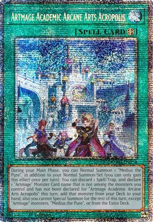 Artmage Academic Arcane Arts Acropolis (Starlight Rare) (DUAD-EN054) - Duelist's Advance Starlight Rare 1st Edition