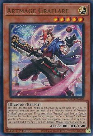 Artmage Graflare (DUAD-EN010) - Duelist's Advance Ultra Rare 1st Edition