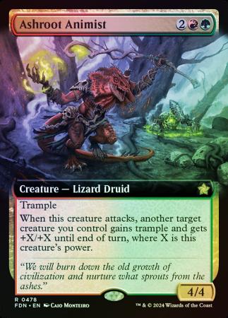 Ashroot Animist (Extended Art) - 0478 - Foil