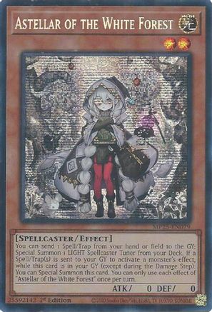 Astellar of the White Forest (MP25-EN079) - 2025 Mega-Pack Prismatic Secret Rare 1st Edition