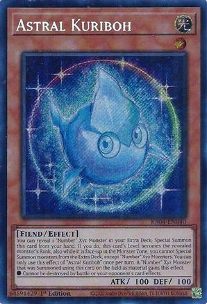 Astral Kuriboh (Secret Rare) (RA04-EN040) - Quarter Century Stampede Secret Rare 1st Edition