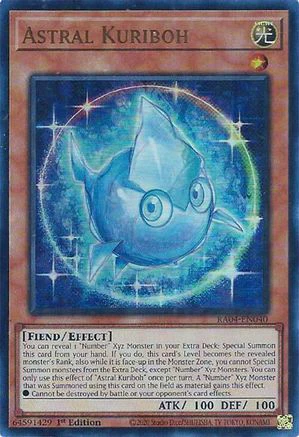 Astral Kuriboh (UR) (RA04-EN040) - Quarter Century Stampede Ultra Rare 1st Edition