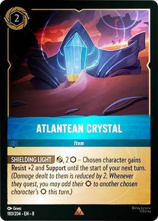 Atlantean Crystal - 180/204 - Rare Cold Foil