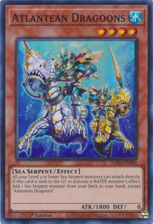 Atlantean Dragoons (RA03-EN006) - Quarter Century Bonanza Super Rare 1st Edition