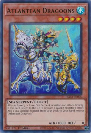 Atlantean Dragoons (UR) (RA03-EN006) - Quarter Century Bonanza Ultra Rare 1st Edition