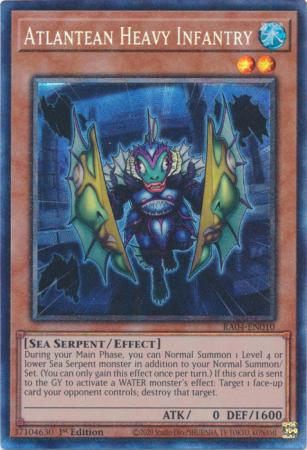 Atlantean Heavy Infantry (PCR) (RA04-EN010) - Quarter Century Stampede Prismatic Collector's Rare 1st Edition
