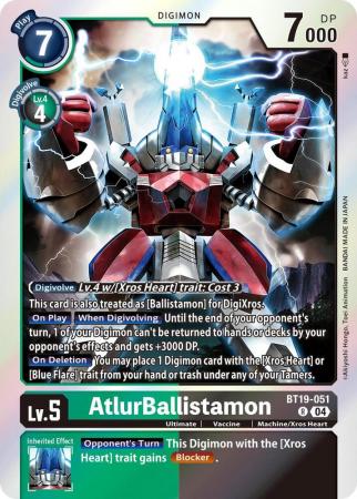 AtlurBallistamon - BT19-051 R - Rare