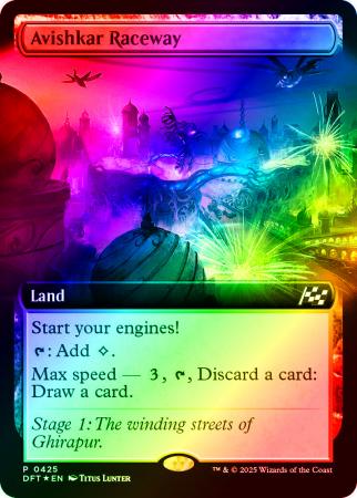 Avishkar Raceway (Extended Art) - 0425 - Foil
