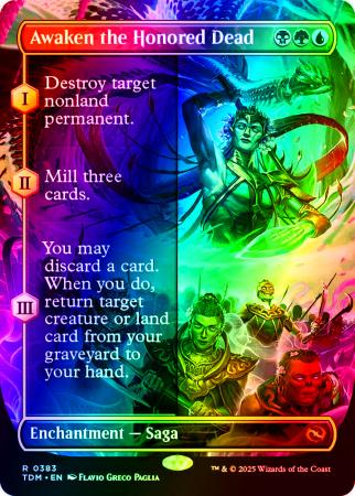 Awaken the Honored Dead (Borderless) - 0383 - Foil